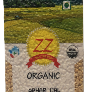 Organic Toor (Arhar) Dal- Split Washed (Yellow Split Pigeon Peas)