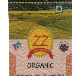Organic Malka Masoor (Red Lentils) Dal- Split Washed